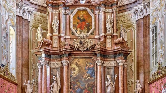 Stift St Florian Hochaltar ©Pedagrafie Stift St Florian Hochaltar ©Pedagrafie